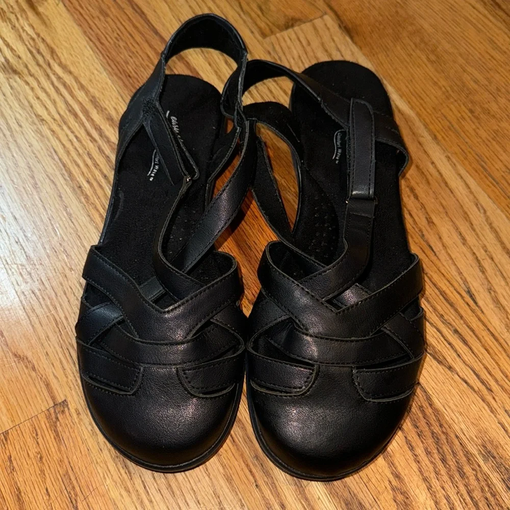 New‎ Easy Street Garrett flats. Black. 8wide